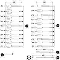 Flachfräsbohrer Set: [24 tgl.] photo #4