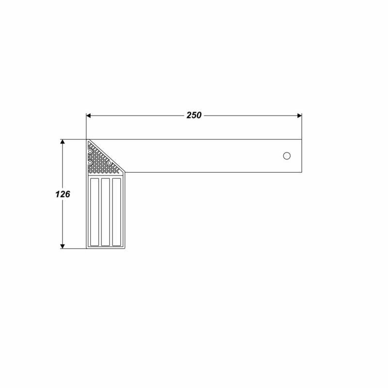 Anschlagwinkel [250 mm] photo #5