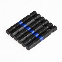 Bits 1/4" H6 x 50 mm, 6 St