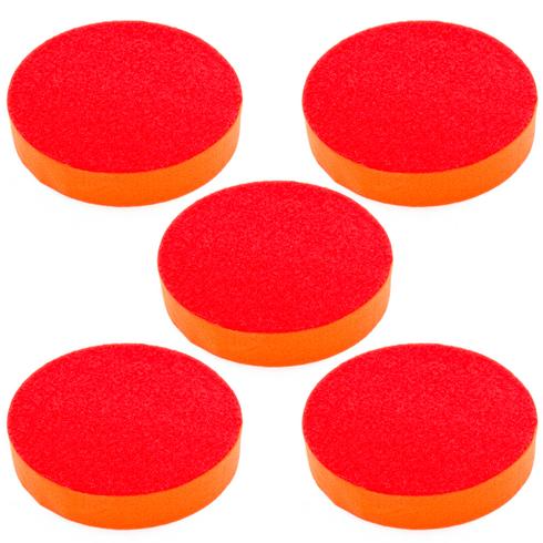10 Stück Polierschwamm Ø 125 mm Klett